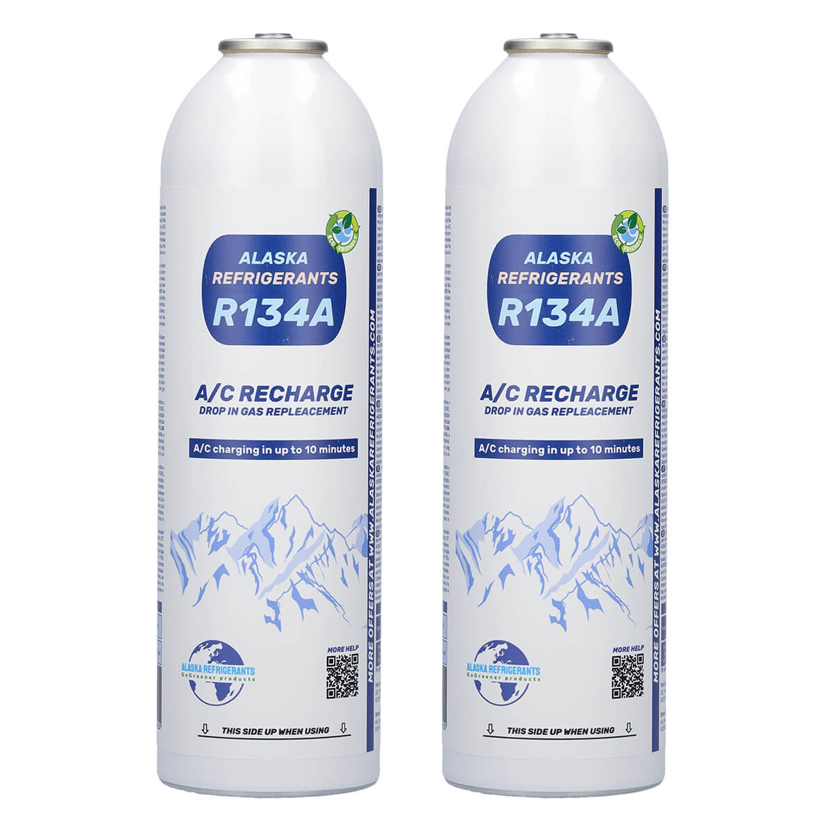 2 x Alaska Refrigerants R134a helyettesítő klímagáz járművekhez