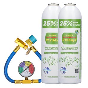 Dupla készlet - Alaska Refrigerants R1234yf helyettesítő klímagáz járművekhez