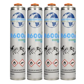 4 x Alaska Refrigerants R600a isobutan - 420g